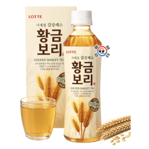 Bebida Coreana Té de Cebada Dorada Lotte (Golden Barley Tea) x 500 ml