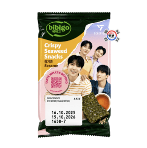Crispy Seaweed Snacks Sesame Flavor Bibigo 5gr x SEVENTEEN