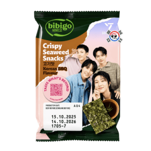 Crispy Seaweed Snacks Korean BBQ Flavor Bibigo 5 gr x SEVENTEEN