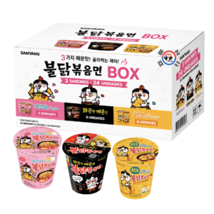 Cup Ramen Buldak Multisabor de 70gr Picante - Caja x 24 Und | Precio al por Mayor