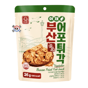 Snack Crujiente de Pescado y Vegetables Coreano de Busan Fried Fish x 28 gr