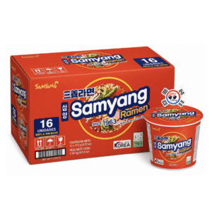 Bowl Ramen Samyang x 115gr - Caja x 16 Und | Precio al por Mayor