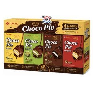 Choco Pie Lotte Surtido x 48 Unidades - 4 Cajas x 12 Und | Precio al por Mayor