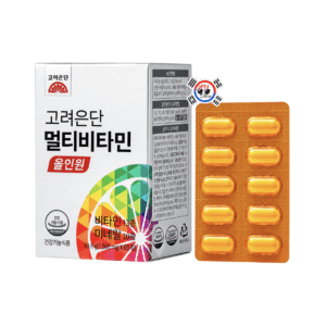 Multivitamínico All in One Eundan – 13 Vitaminas + 10 Minerales (60 tabletas) | Corea