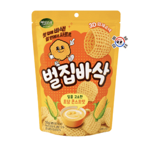 Snack Coreano de Maíz Crujiente Sabor Crema de Maíz Dulce x 50 gr