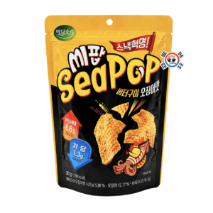 Snack Coreano SeaPop Sabor Calamar a la Mantequilla x 30 gr