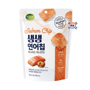 Snack Coreano Chips de Salmón Sabor Cebolla Asada x 30 gr