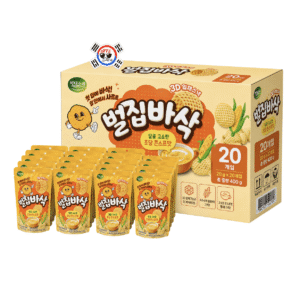 Caja de Snacks Coreanos 3D de Maíz Dulce x 20 Unid | Precio al por Mayor