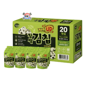 Caja de Snacks Coreanos de Arroz Inflado con Alga Marina x 20 Unid | Precio al por Mayor