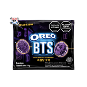 Oreo BTS – Galletas Moradas Sabor Pancake con Crema de Vainilla x 6 Und | Versión Colombia