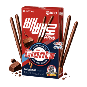 Pepero Original Chocolate x 54 gr – Edición Especial Lotte Giants