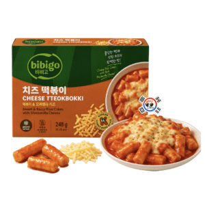Tteokbokki Coreano con Queso Mozzarella – Dulce y Picante x 248 gr