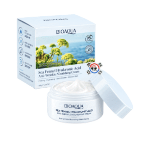 Crema Facial Hidratante con Ácido Hialurónico & Hinojo Marino - Efecto Antiedad x 60 gr