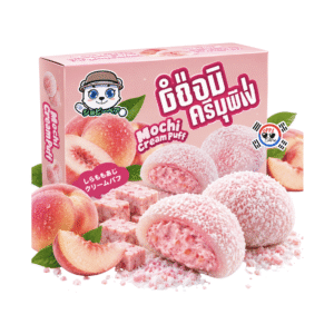 Mochi Cream Puff Sabor Durazno x 20 Unid