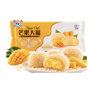 Mochi de Mango con Relleno de Crema y Helado x 10 Und