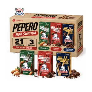 Pepero Coreano Multisabor - Caja x 21 Und | Precio al por Mayor