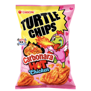 Mega Snack Coreano Turtle Chips Carbonara Hot Chicken x 160gr