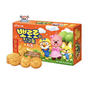Galletas Coreanas Pororo & Friends Sabor Queso x 65 gr